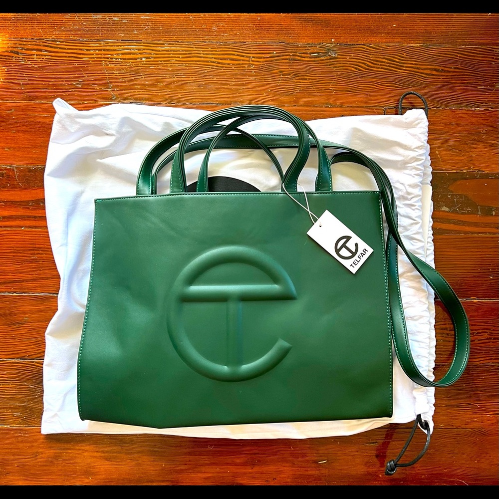 Brand New Telfar Medium Olive Shopping Bag